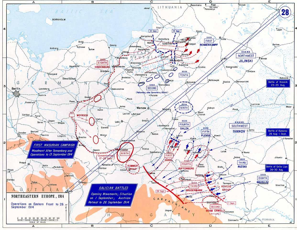 Bitwa nad jeziorami mazurskimi